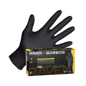 NWT Raven Professional Powder-Free Nitrile 7 Mil Examination Gloves Size XXL